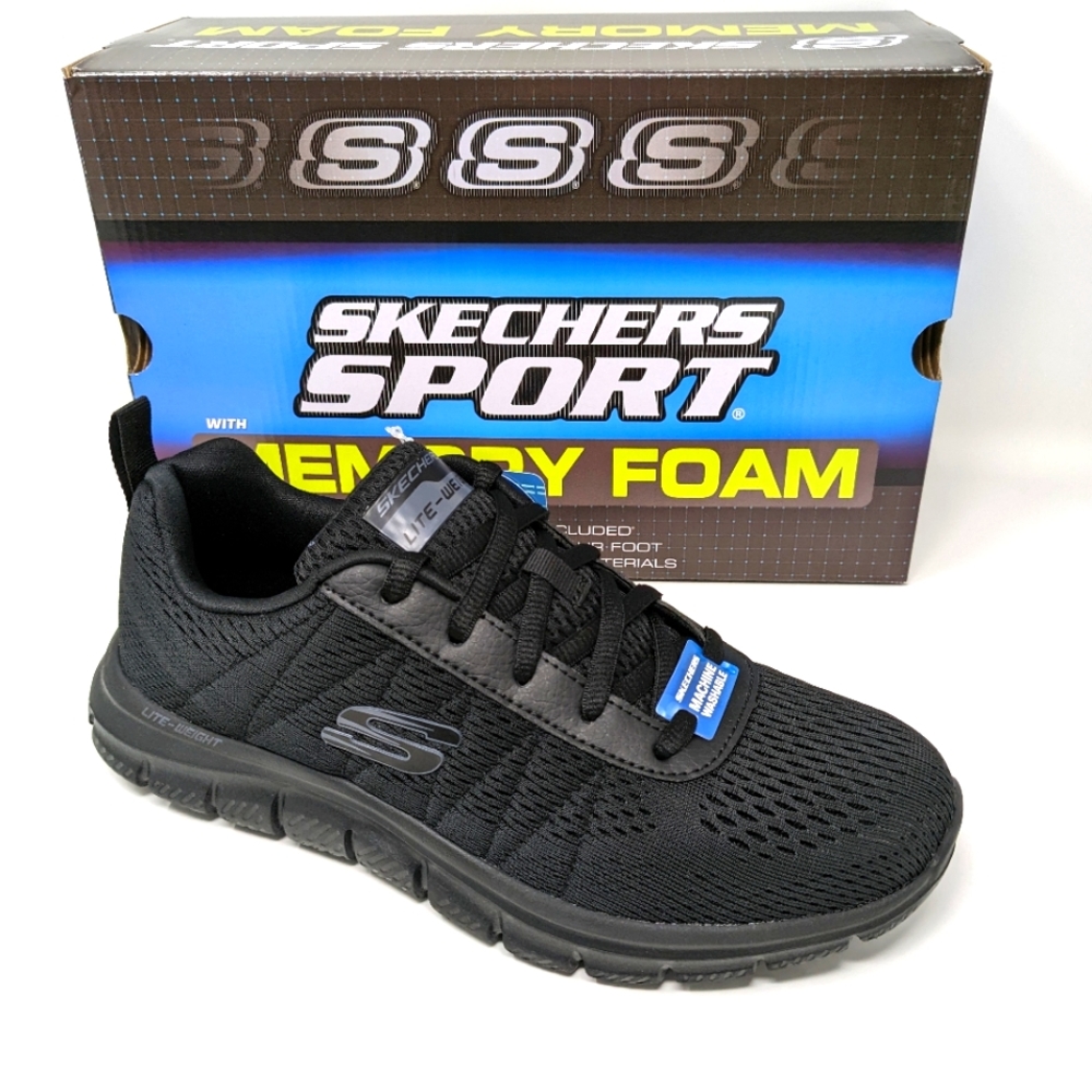 NIB. SKECHERS SPORT LACE UP MESH SNEAKER. 232081